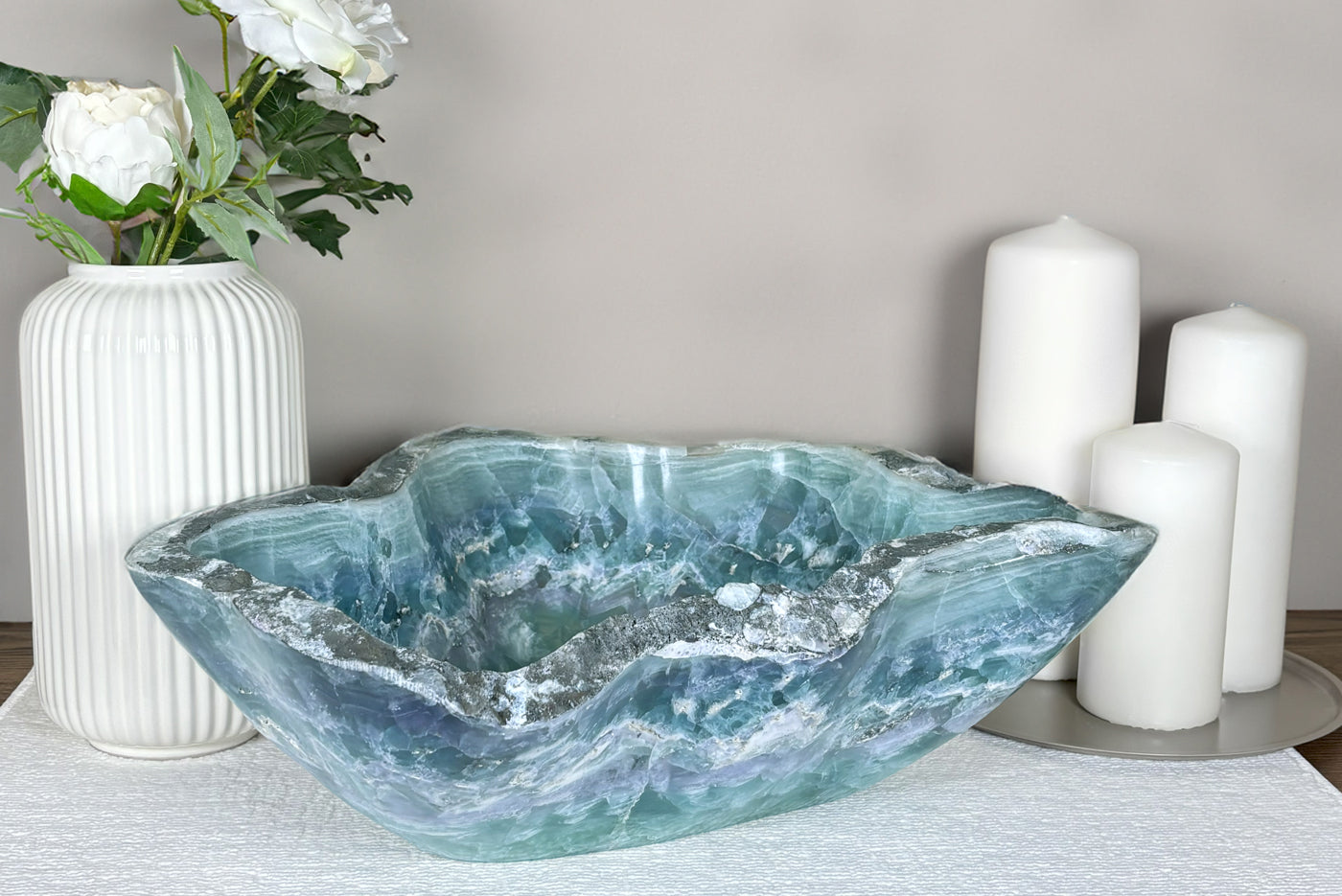 Rainbow Fluorite Bowl - REVELARÉ