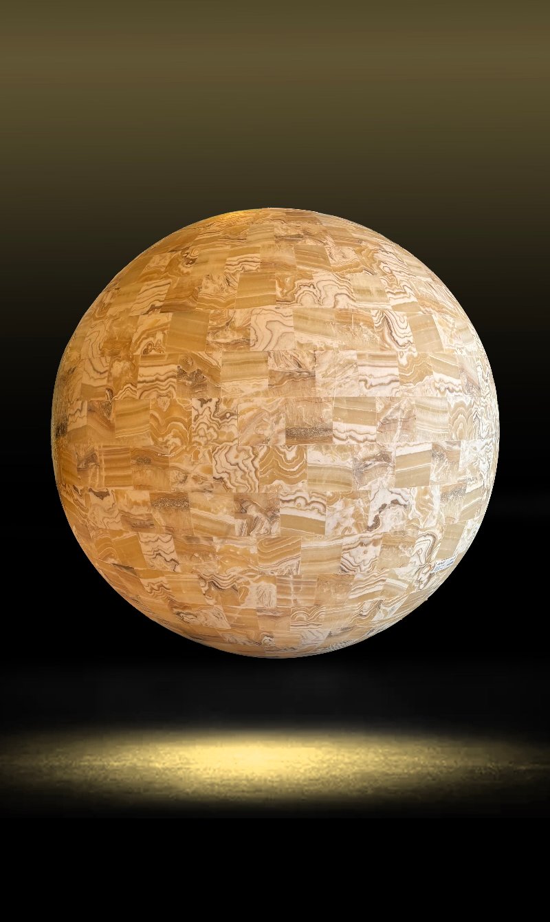 39-Inch Glacier Onyx Lamp - REVELARÉ