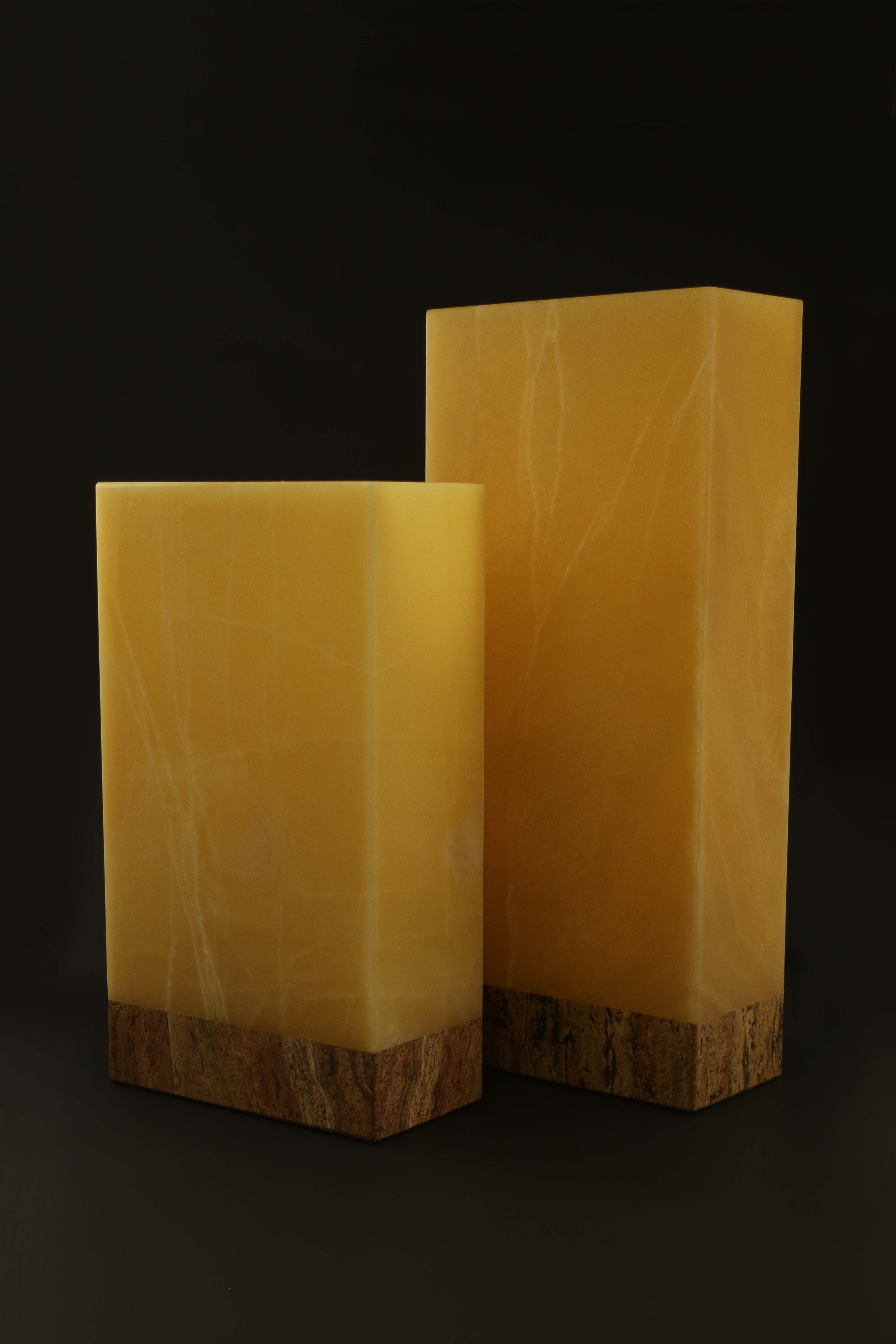 Miel Rectangular Table Lamps (Pair) - REVELARÉ