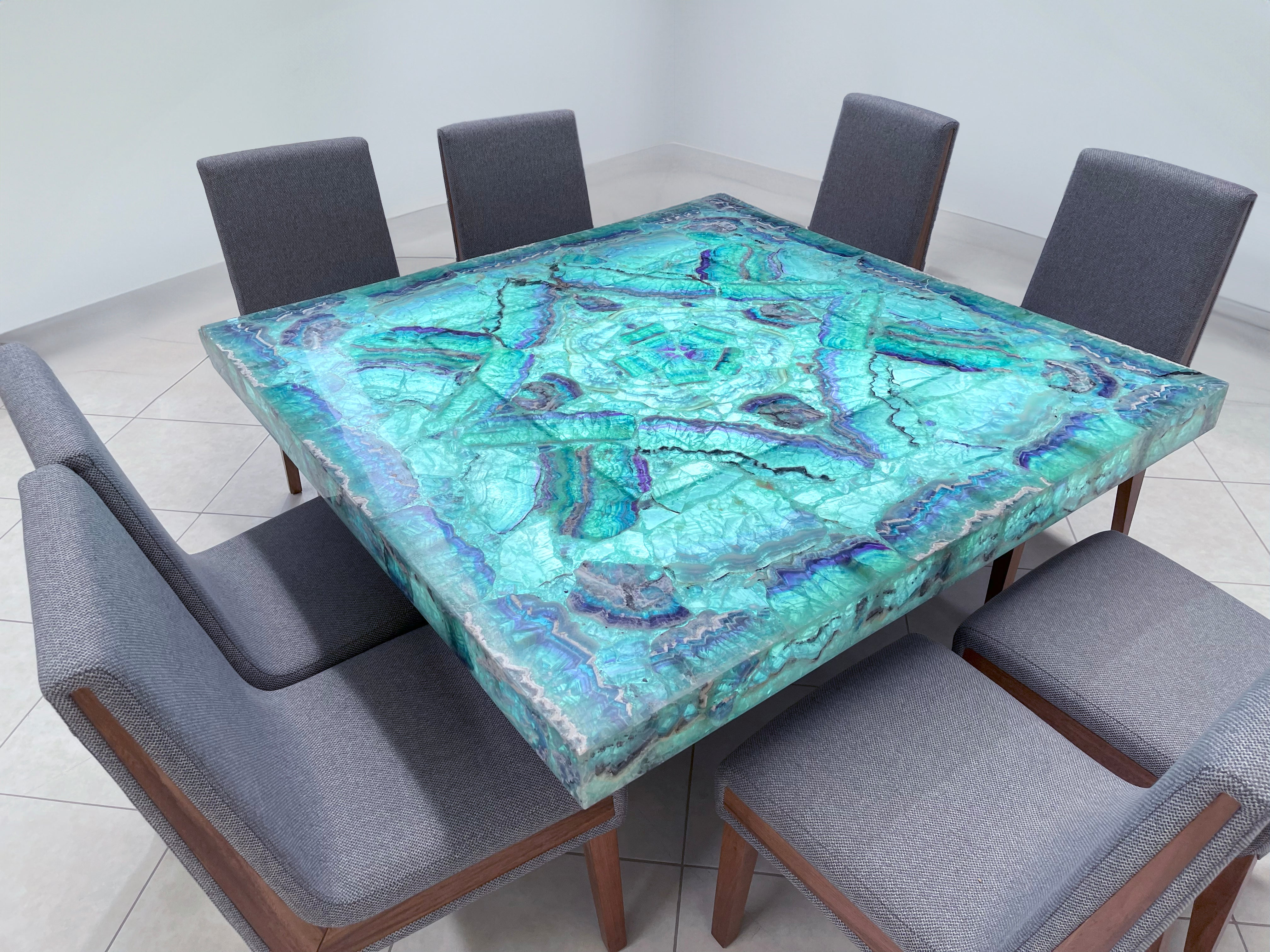 Rainbow Fluorite Lighting