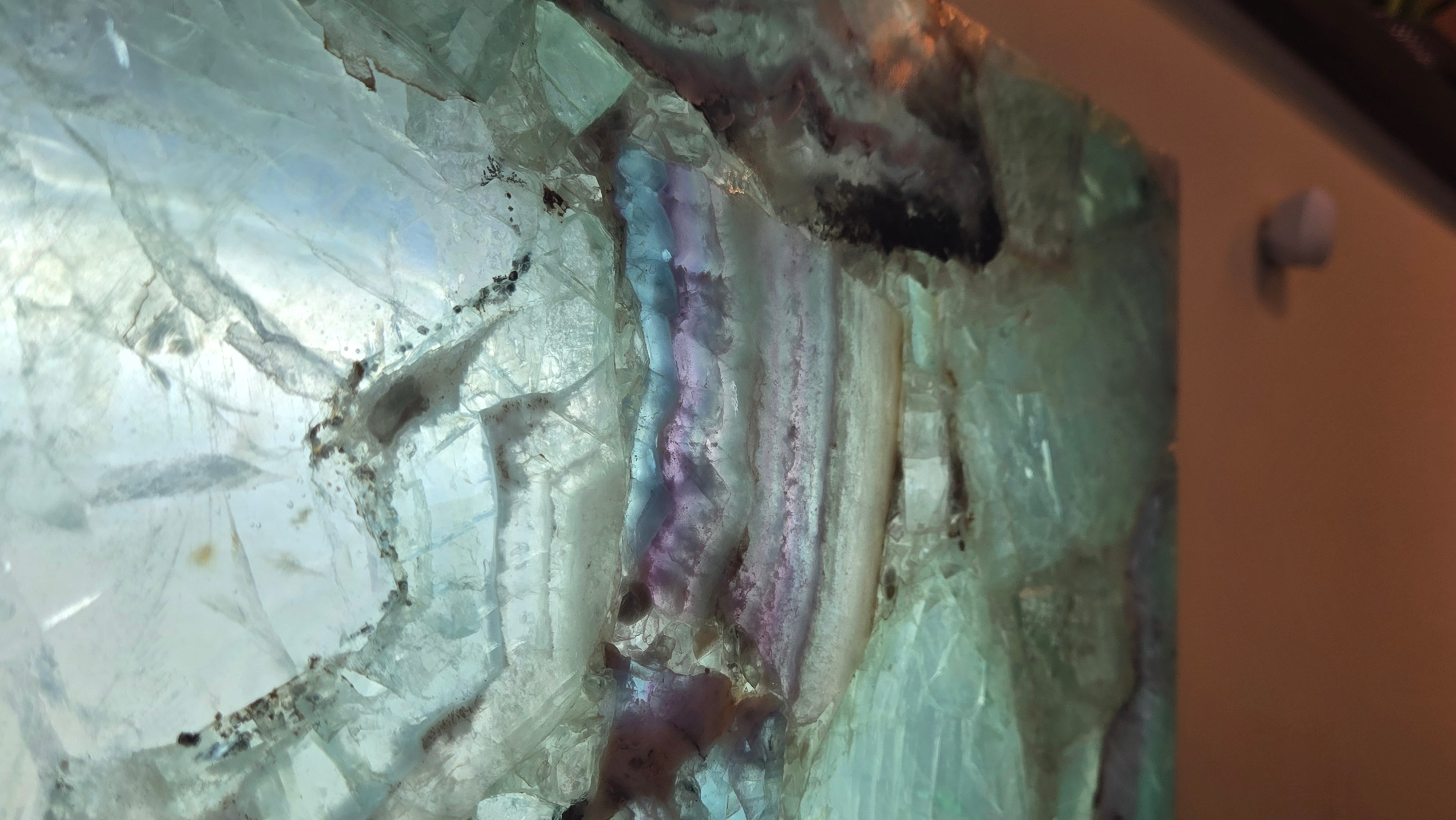 Rainbow Fluorite with lovely natural details