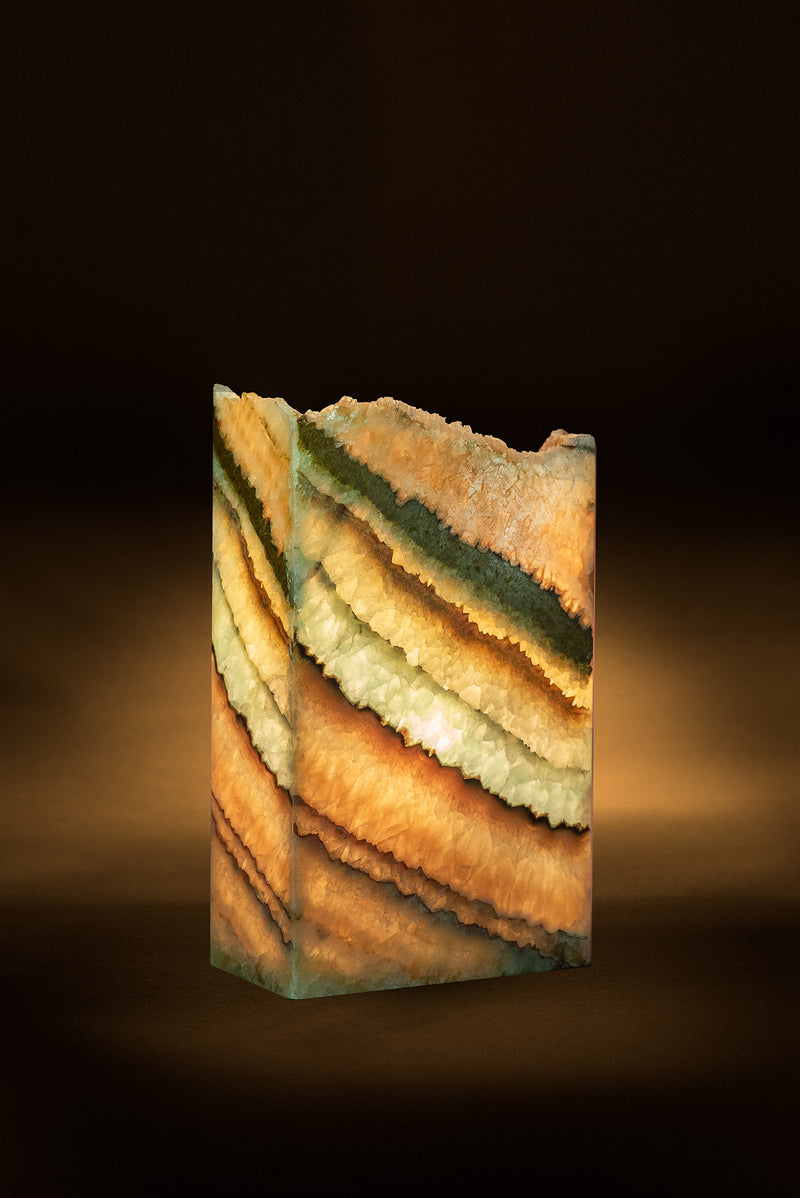 Oasis Rectangular Live Edge Table Lamp