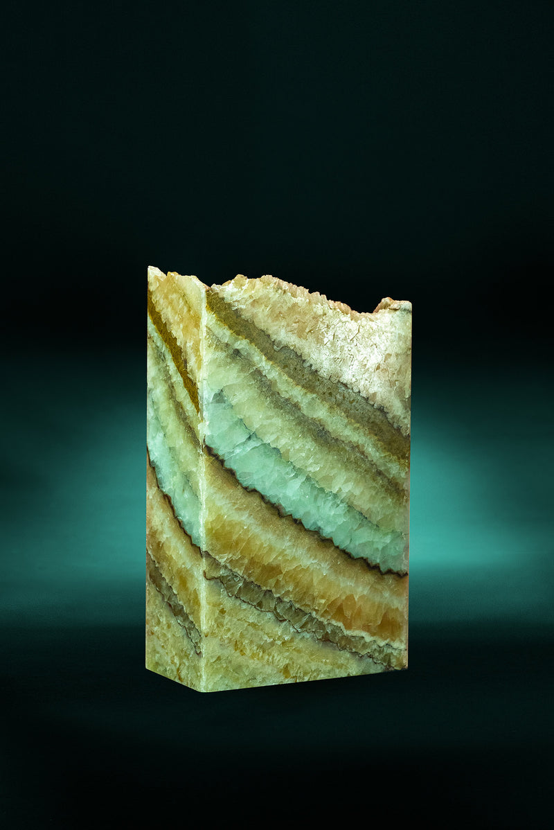 Oasis Rectangular Live Edge Table Lamp