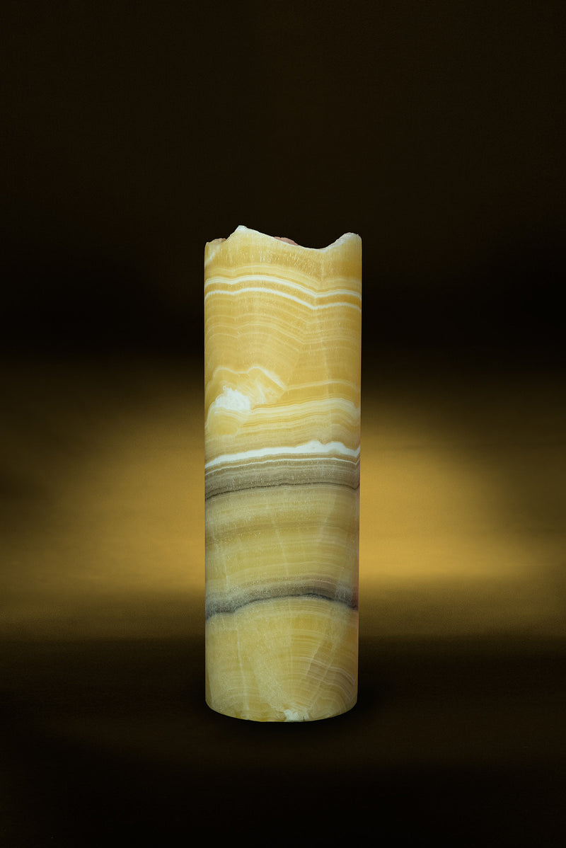 Miel Cylindrical Table Lamp Live Edge