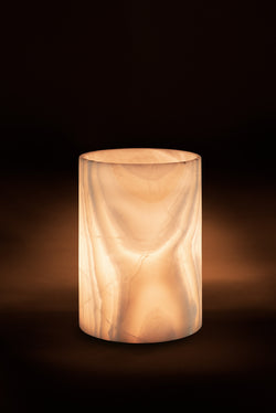 Cylindrical Glacier Table Lamp