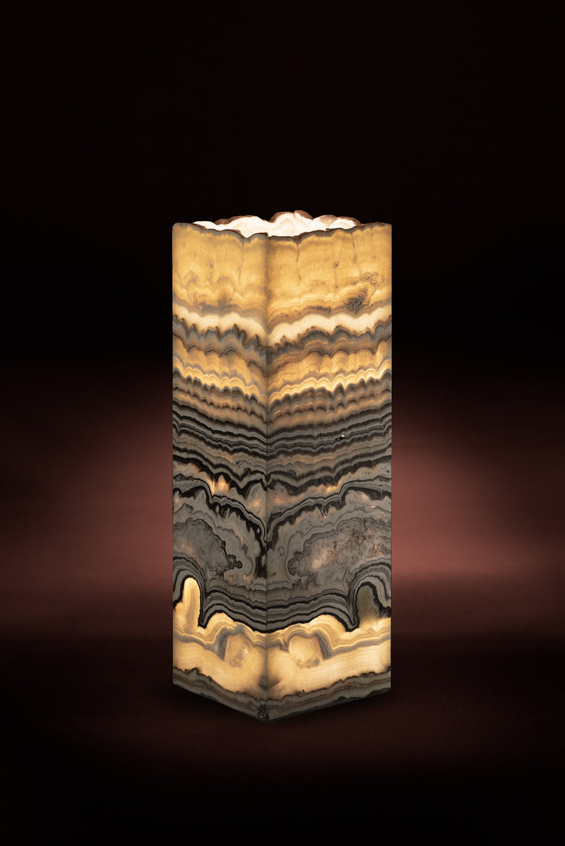 Strata Cube Table Lamp