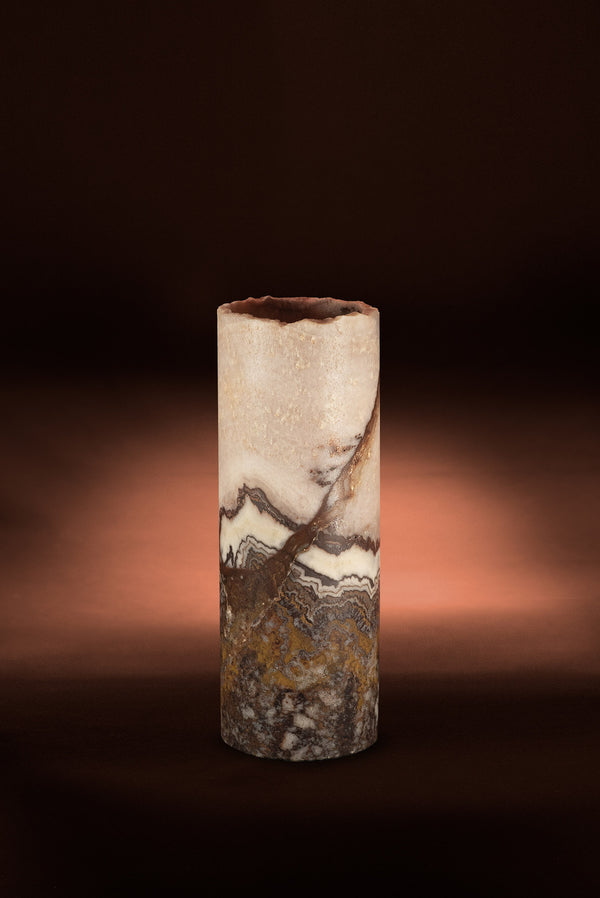 Sedona Cylindrical Live Edge Table Lamp