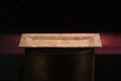 Travertine Rose' Tray