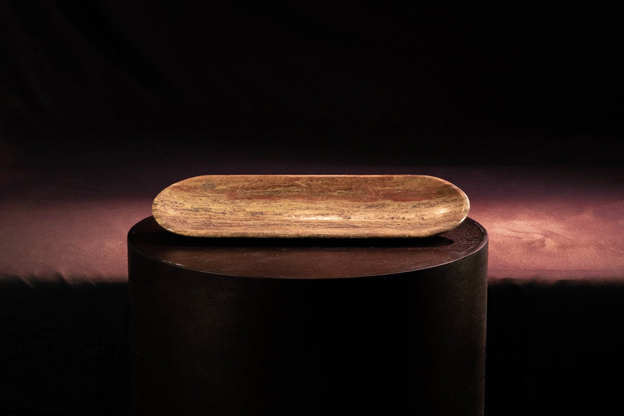 Travertine Tray Rose' - REVELARÉ
