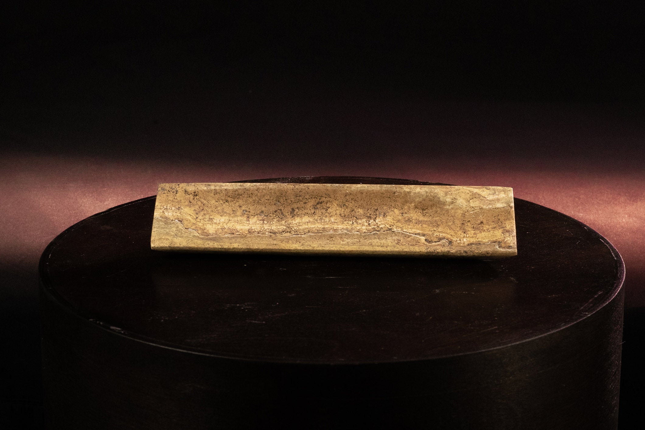 Rose Travertine Rectangular Tray - REVELARÉ
